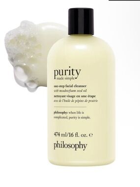 Philosophy PURITY MADE SIMPLE one-step facial cleanser full size 16 oz sealed